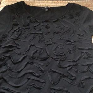 Black top with decorative front by Cable & Gauge